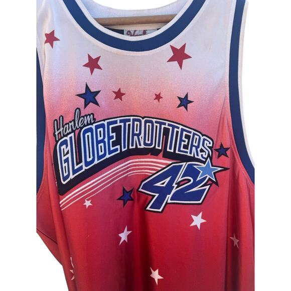 Vintage Harlem Globetrotters Jersey Men's 3X Large Twiggy Platinum Fubu XXXL - Picture 2 of 10